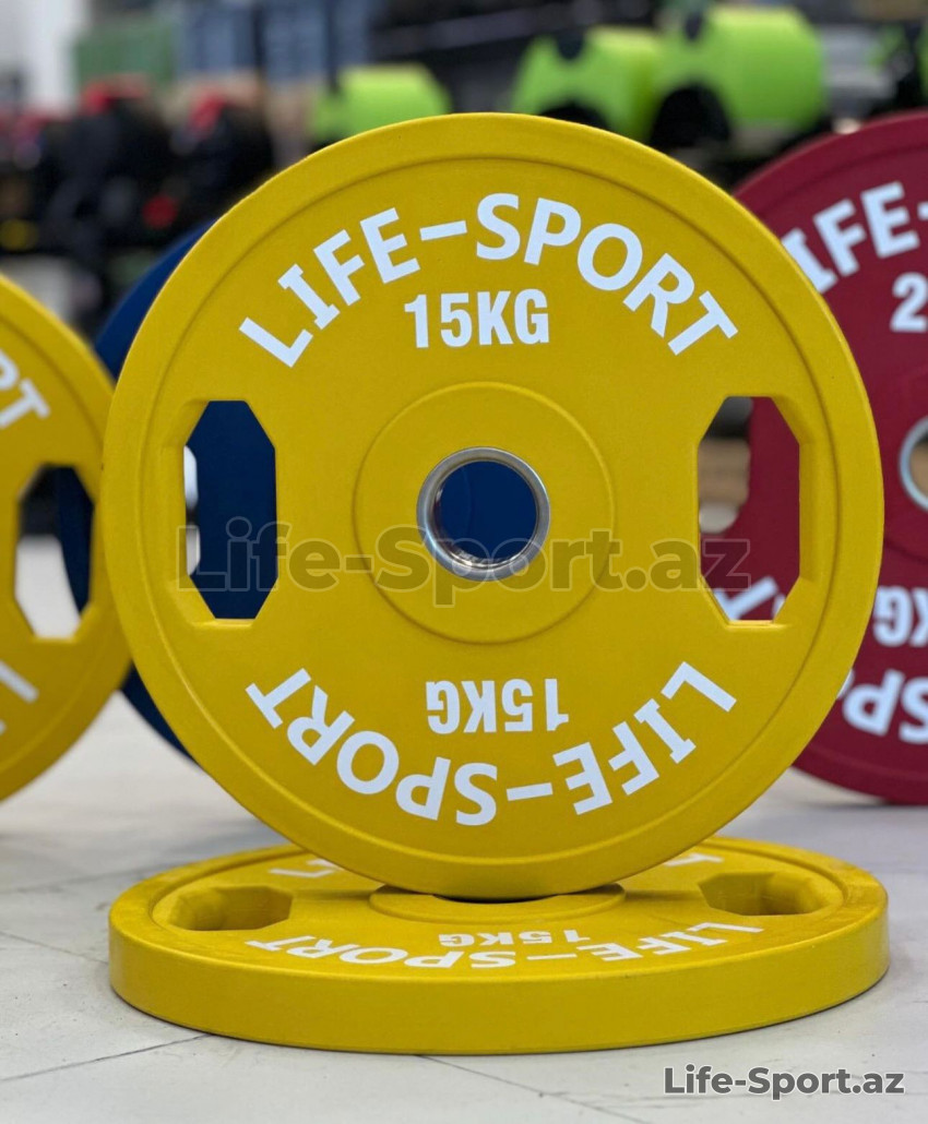 Life Sport hand grip çəki daşı 15 kg